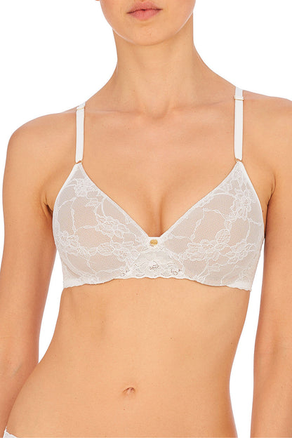 NATORI Buy Bliss Allure Contour Underwire Bra in White/Café Online