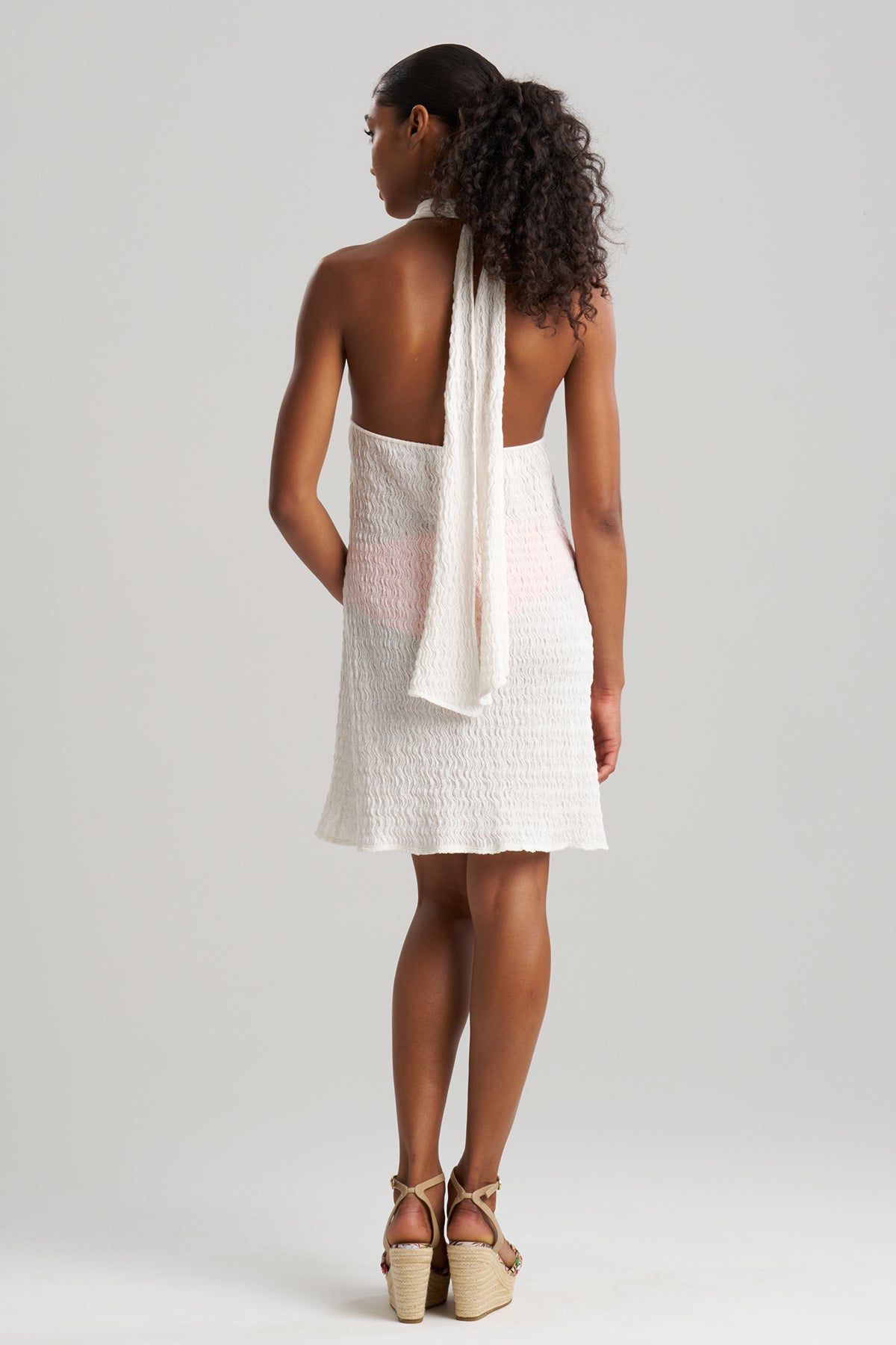 NATORI Buy Waves Mini Halter Dress online