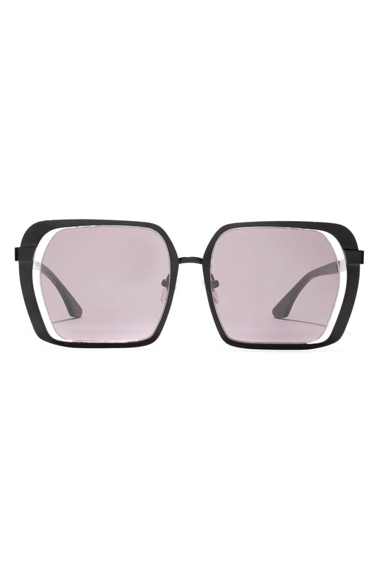 NATORI Kintsu Metal Rectangle Sunglasses