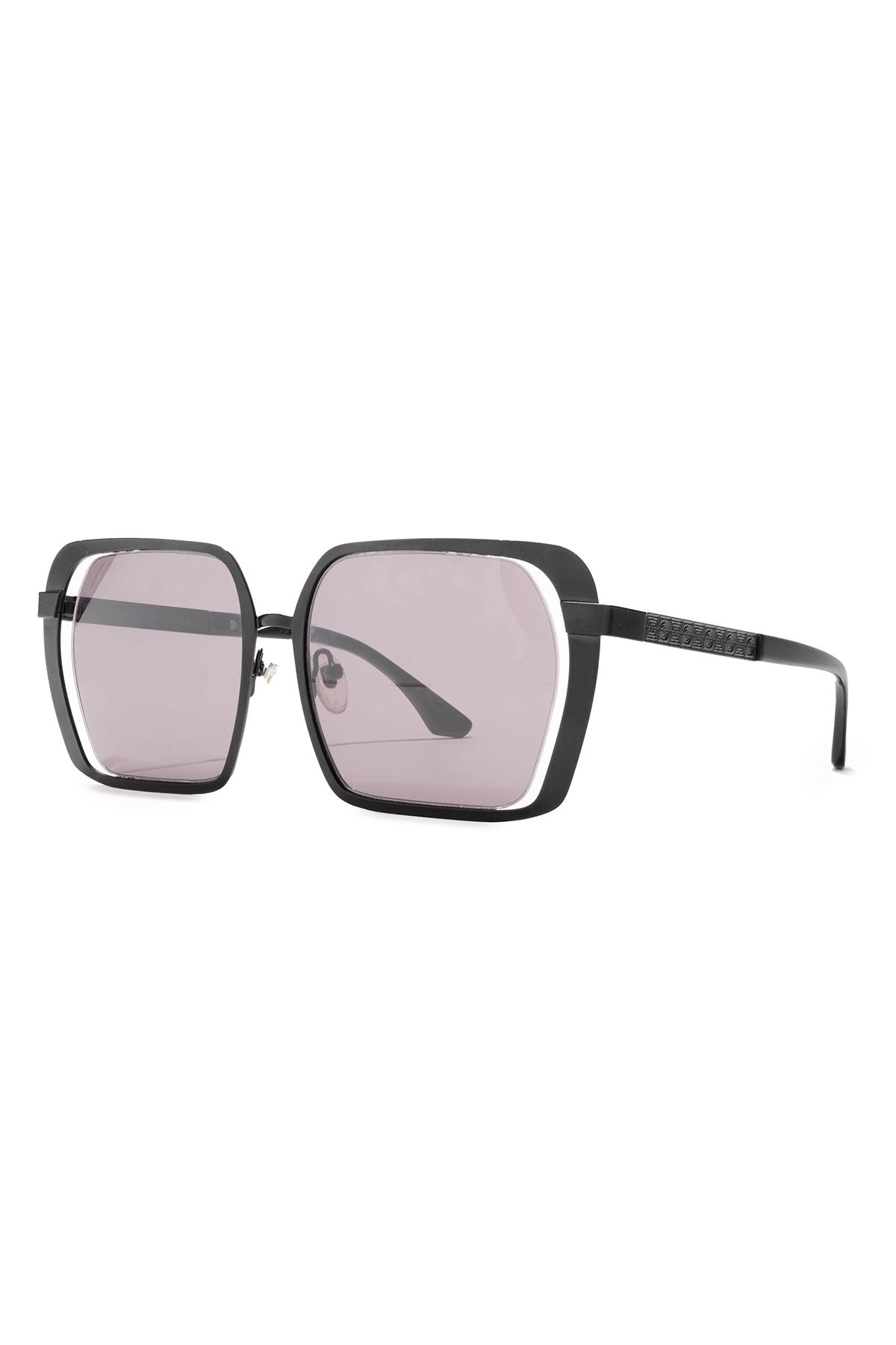 NATORI Kintsu Metal Rectangle Sunglasses