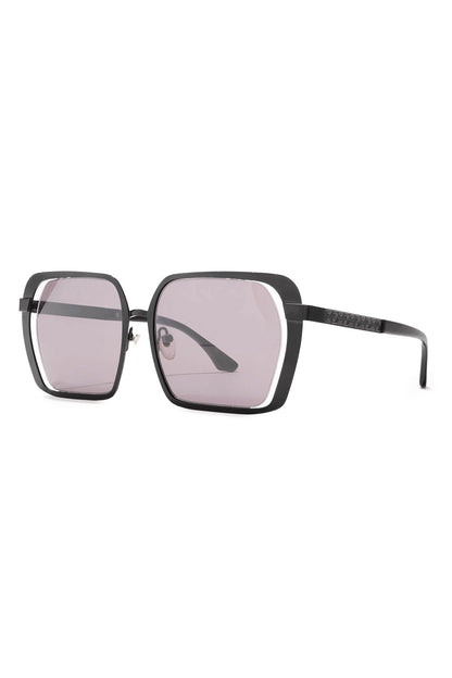 NATORI Kintsu Metal Rectangle Sunglasses