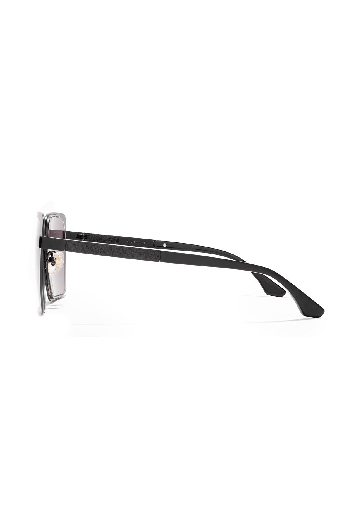 NATORI Kintsu Metal Rectangle Sunglasses