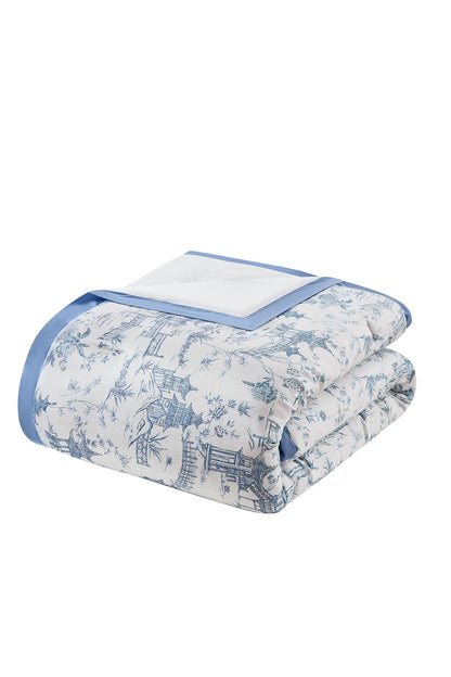 NATORI Village Toile 3 Piece Comforter Mini Set