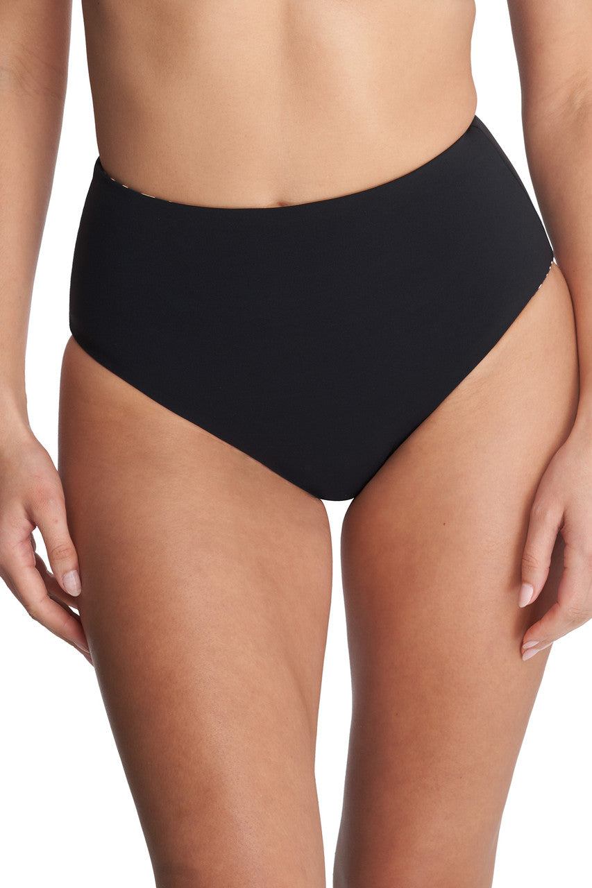 NATORI Buy Riviera Reversible High Rise Bikini Bottom in Luxe Leopard/Black Online