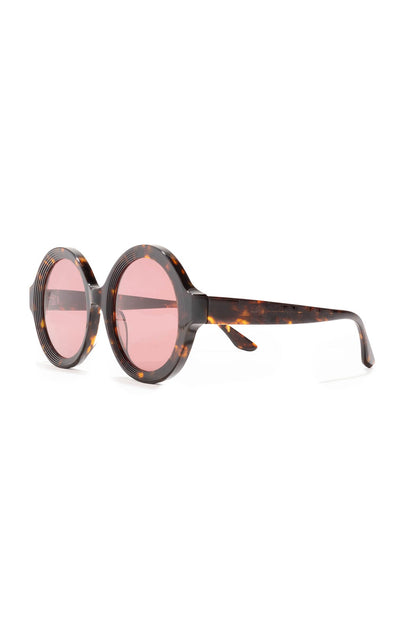 NATORI Nami Acetate Round Sunglasses