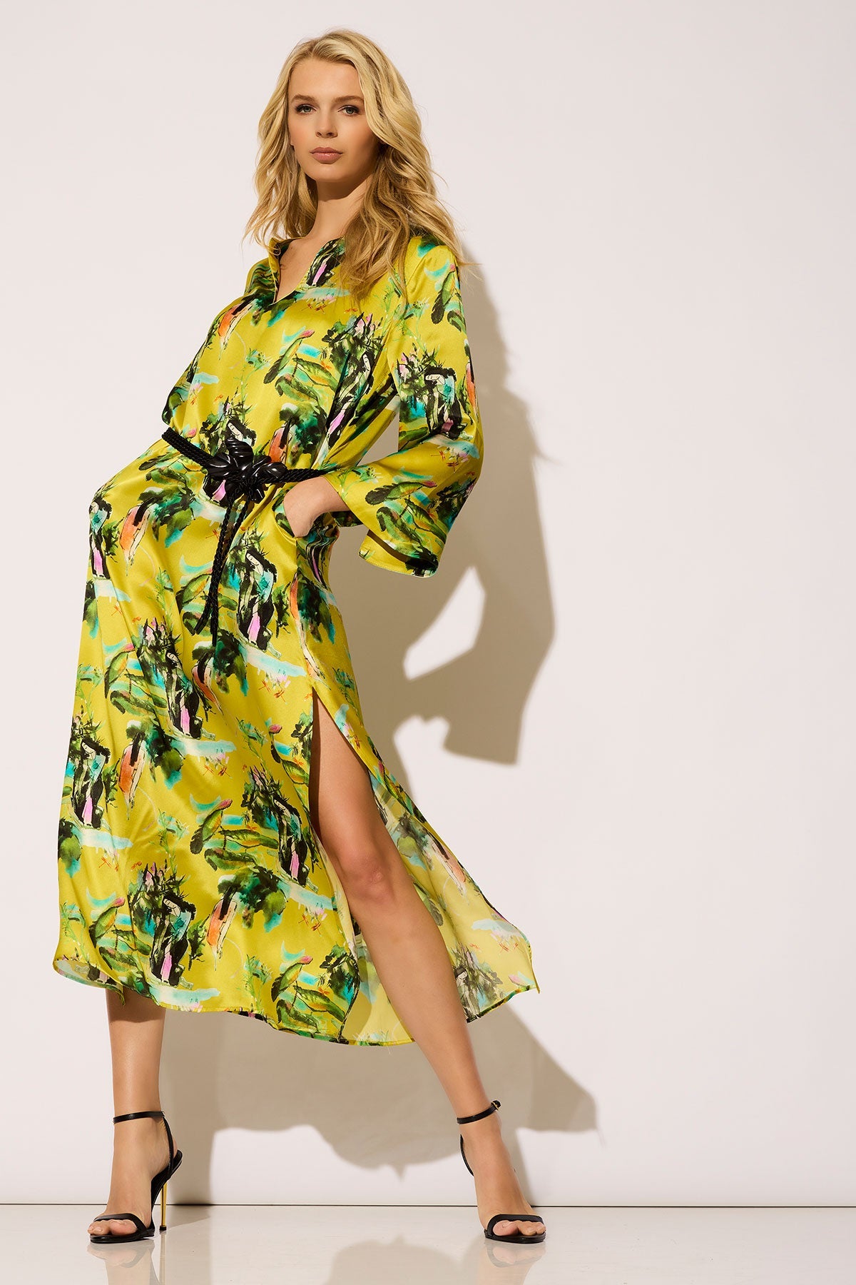 NATORI Bali Silk Caftan