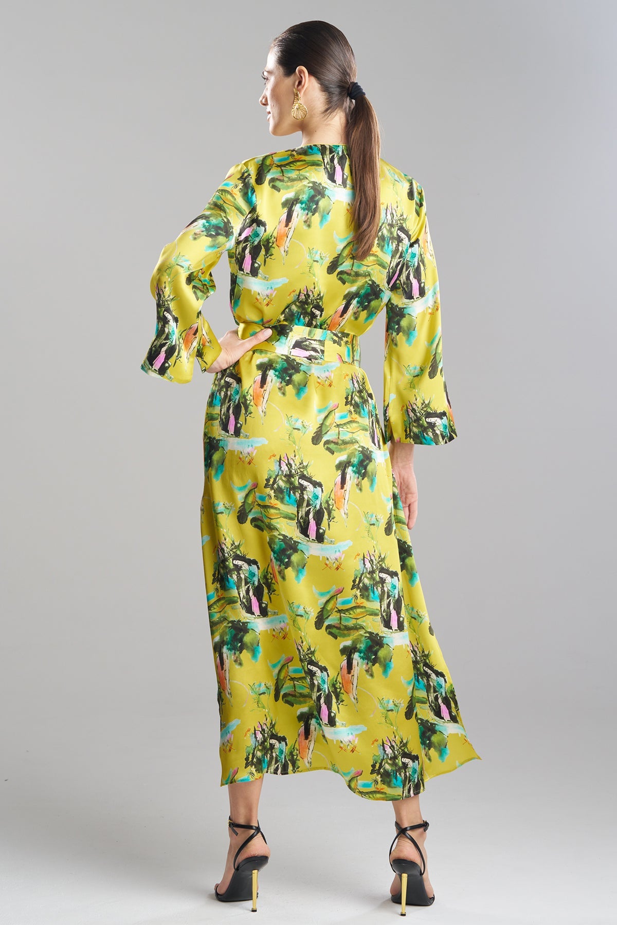 NATORI Bali Silk Caftan