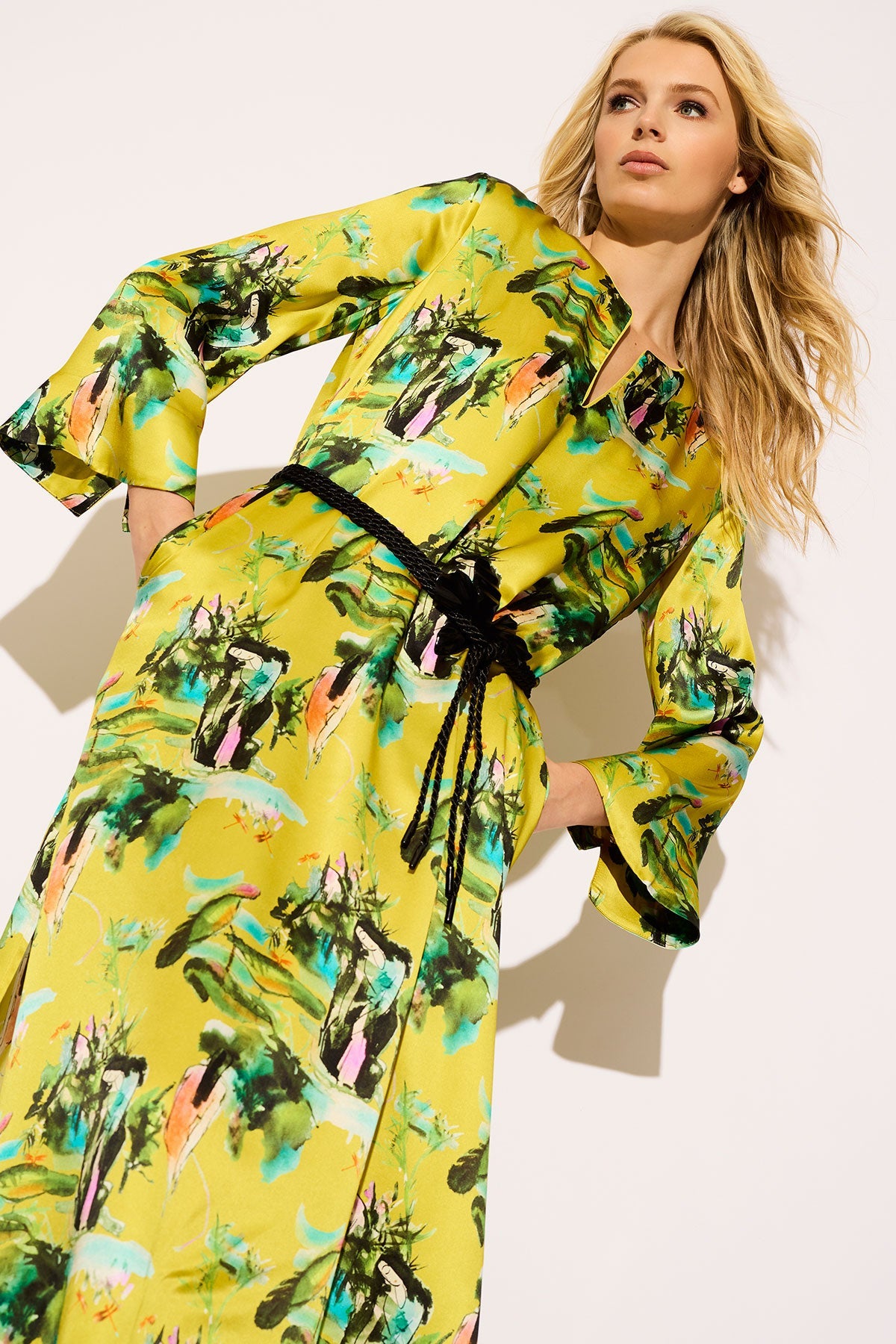 NATORI Bali Silk Caftan