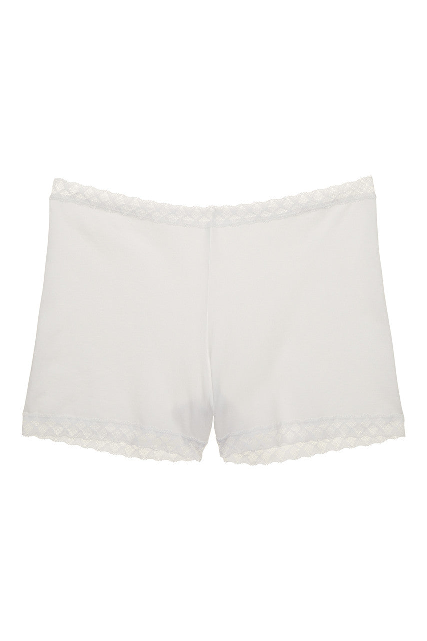 NATORI Buy Bliss Cotton Shorts in White Online