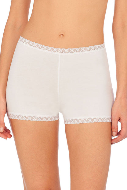 NATORI Buy Bliss Cotton Shorts in White Online