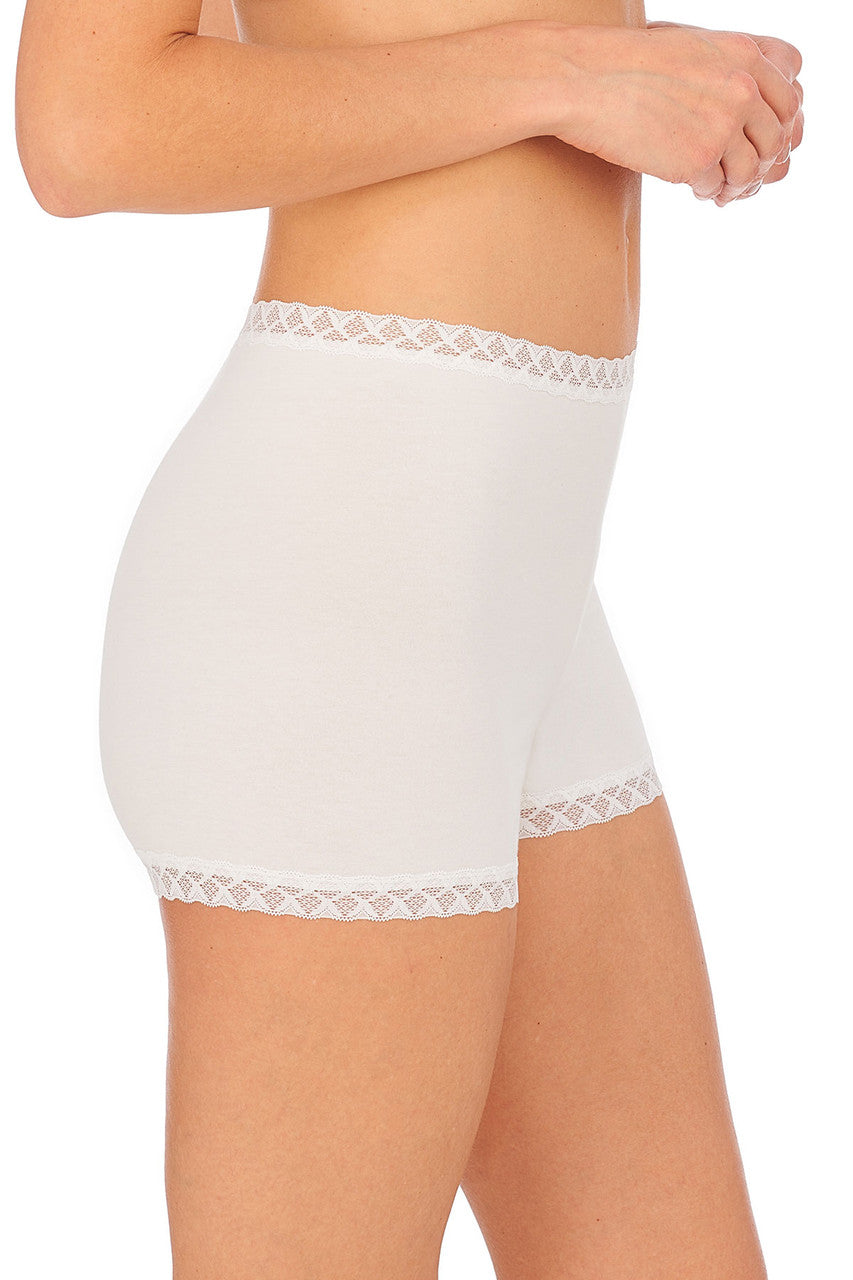 NATORI Buy Bliss Cotton Shorts in White Online