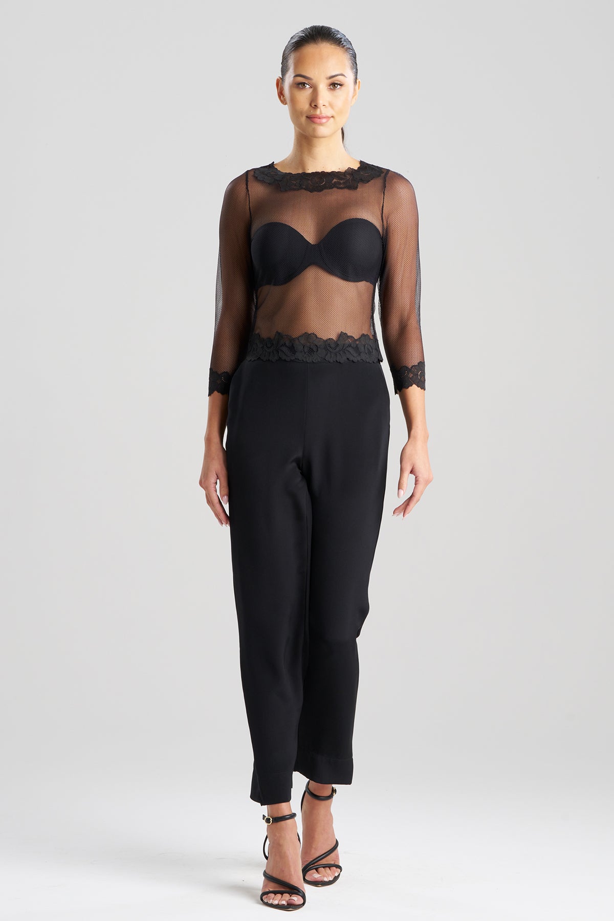 NATORI Siren Longsleeve Crop Top