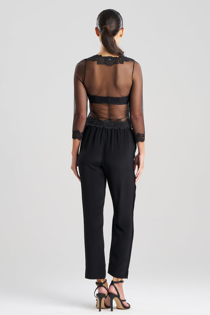 NATORI Siren Longsleeve Crop Top