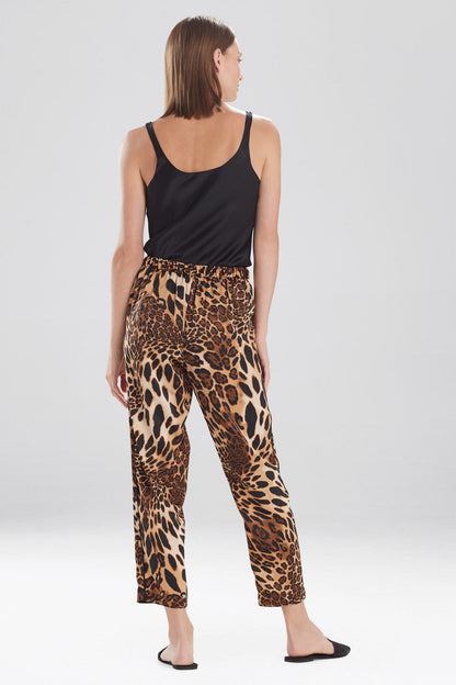 NATORI Buy Luxe Leopard Pants in Chestnut Online
