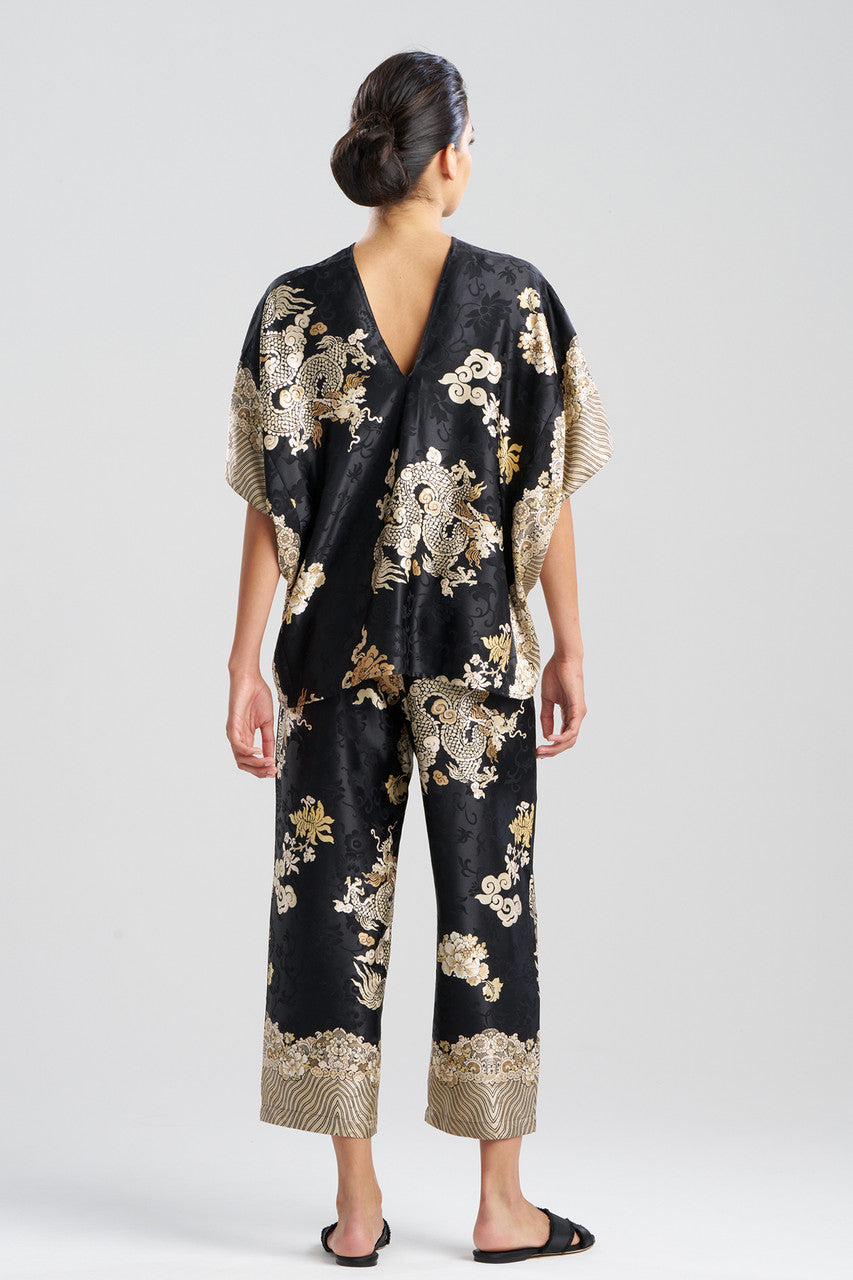 NATORI Buy Imperial Dragon Jacquard PJ in Black Online