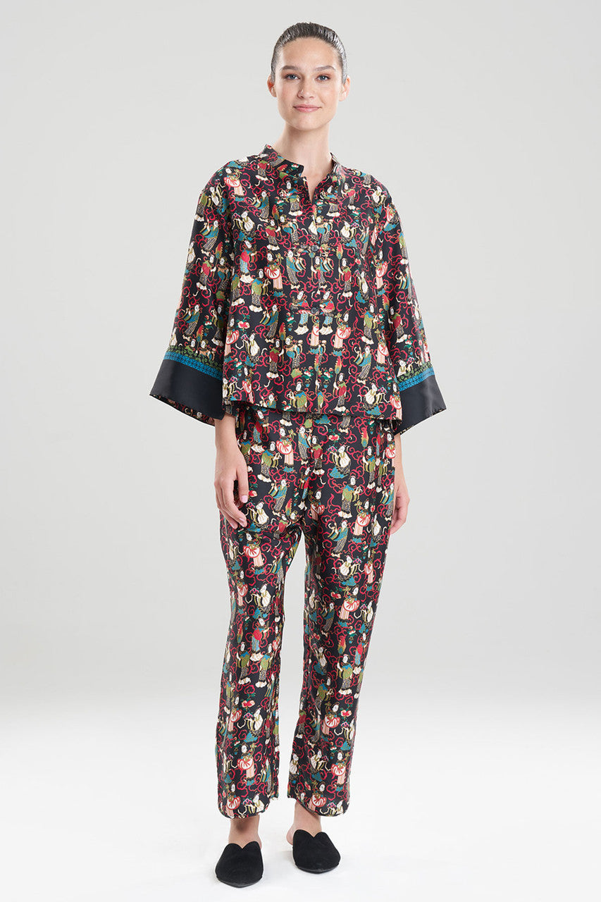 NATORI Buy Tea Garden PJ in Black Multi Online