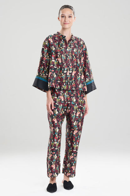 NATORI Buy Tea Garden PJ in Black Multi Online