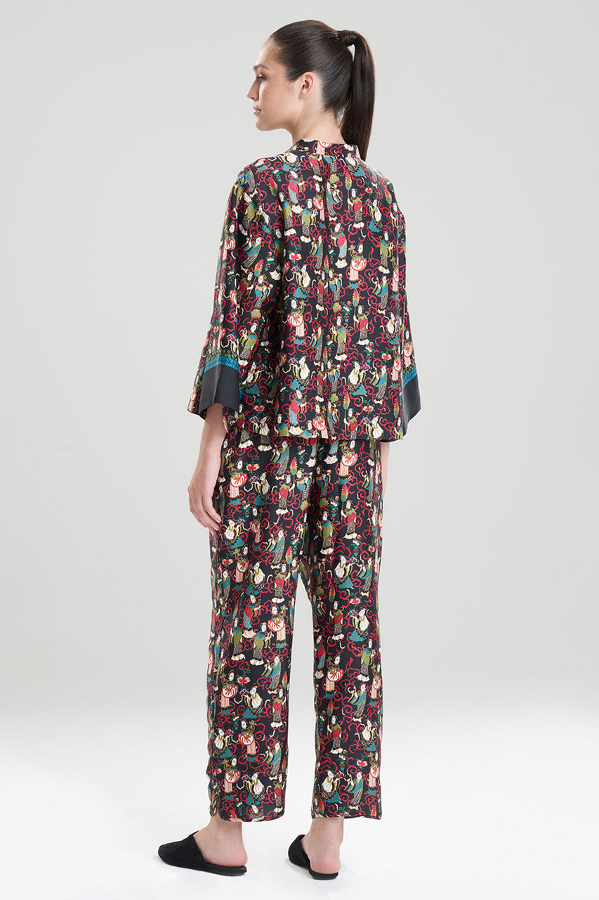 NATORI Buy Tea Garden PJ in Black Multi Online