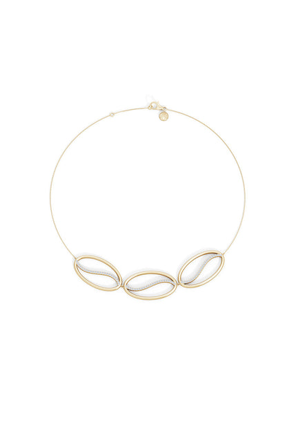 NATORI Buy Shangri-La Elliptical Yin-Yang 14K Gold and Diamond Trio Necklace in 14K Yellow Gold Online