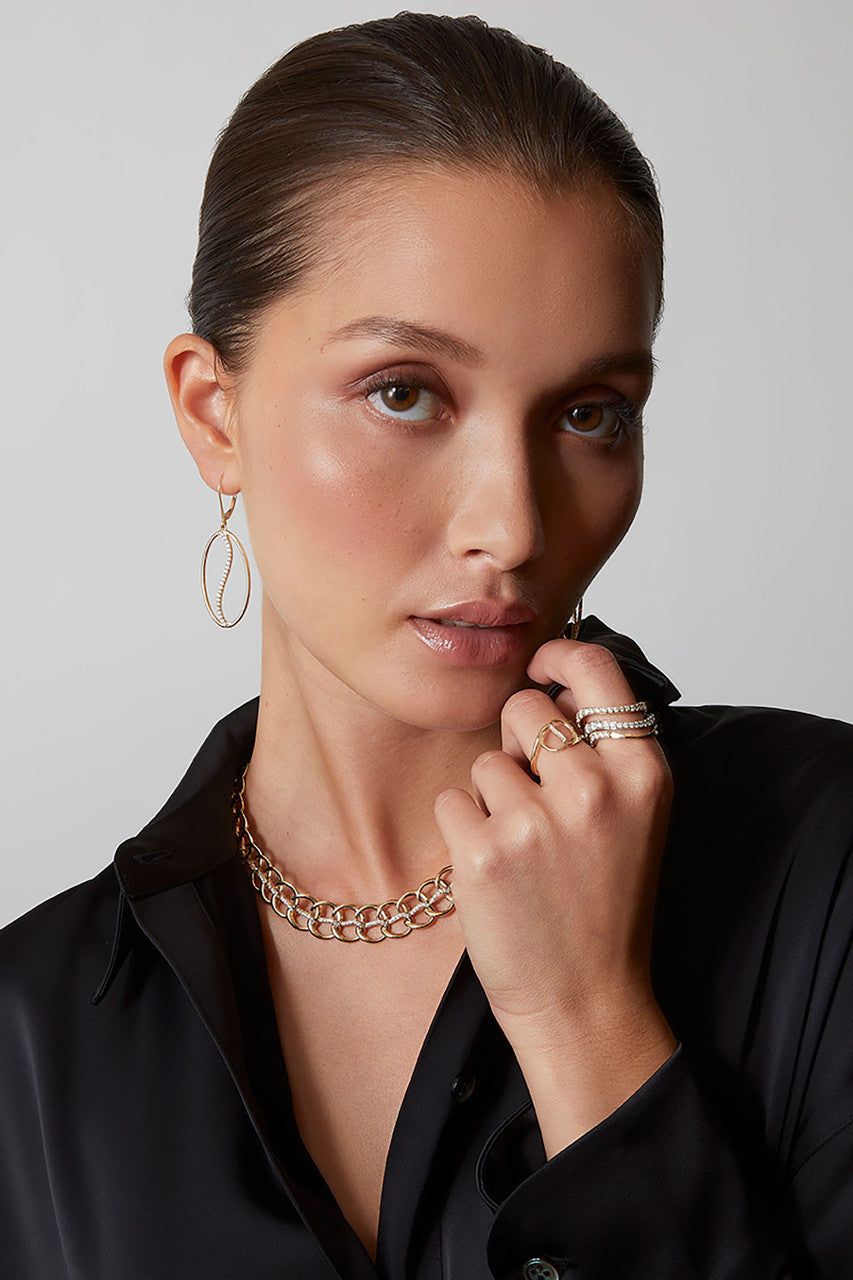 NATORI Buy Shangri-La Yin-Yang 14K Gold and Diamond Bypass Ring in 14K Yellow Gold Online