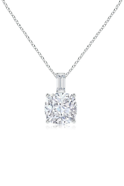 NATORI Buy Orient Express Lab-Grown 14K Gold & Cushion Diamond Pendant Necklace in 14K White Gold Online