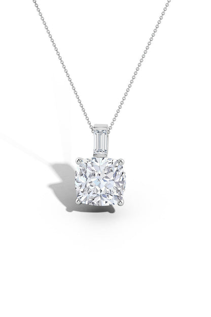 NATORI Buy Orient Express Lab-Grown 14K Gold & Cushion Diamond Pendant Necklace in 14K White Gold Online