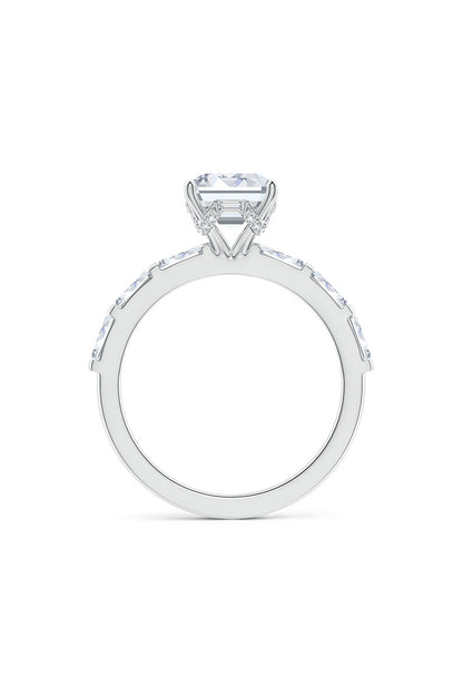 NATORI Buy Orient Express Lab-Grown 14K Gold & Emerald Cut Diamond Solitaire Ring in 14K White Gold Online