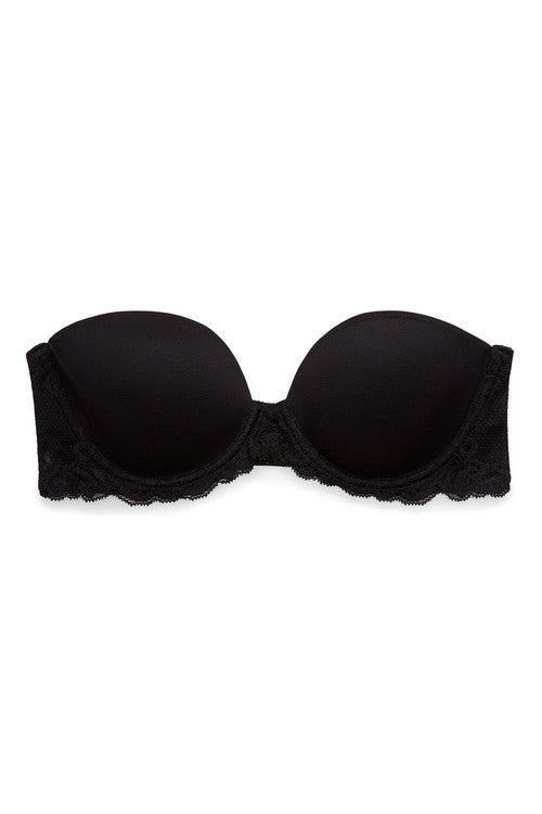 NATORI Buy Feathers Strapless Bra in Black Online