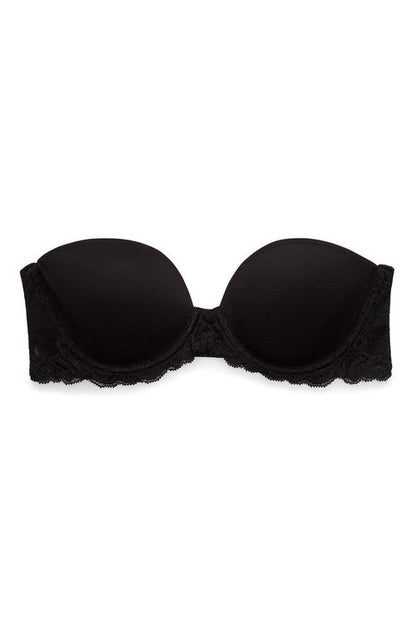 NATORI Buy Feathers Strapless Bra in Black Online