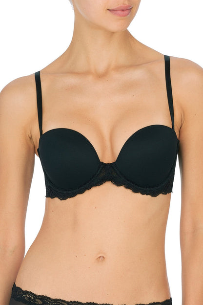 NATORI Buy Feathers Strapless Bra in Black Online