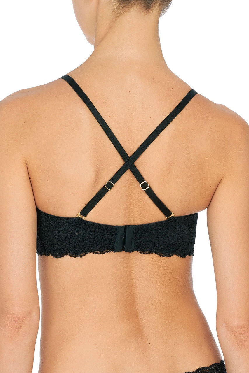 NATORI Buy Feathers Strapless Bra in Black Online