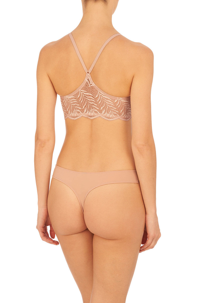 NATORI Buy Lush Front Close Contour Underwire Bra in Rose Beige/Warm White Online