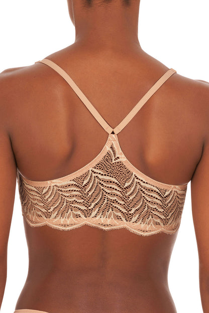 NATORI Buy Lush Front Close Contour Underwire Bra in Rose Beige/Warm White Online
