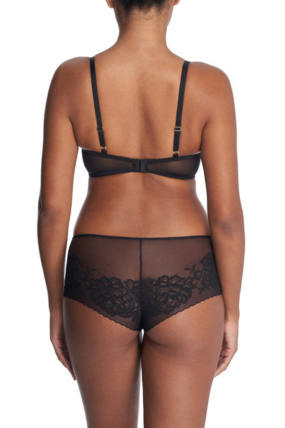 NATORI Buy Flora Contour Underwire Bra in Black/Light Mocha Online