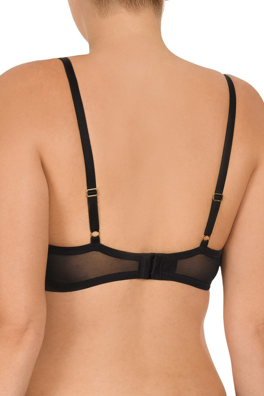 NATORI Buy Flora Contour Underwire Bra in Black/Light Mocha Online