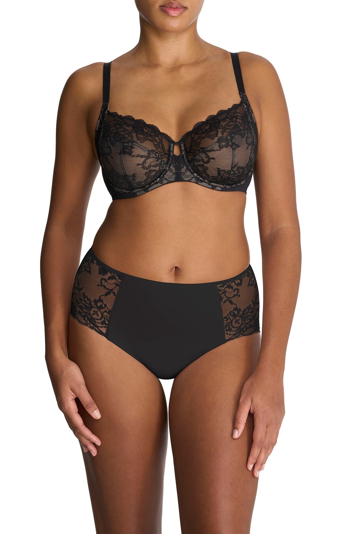 NATORI Buy Statement Full Fit Bra in Black/Cafe Online