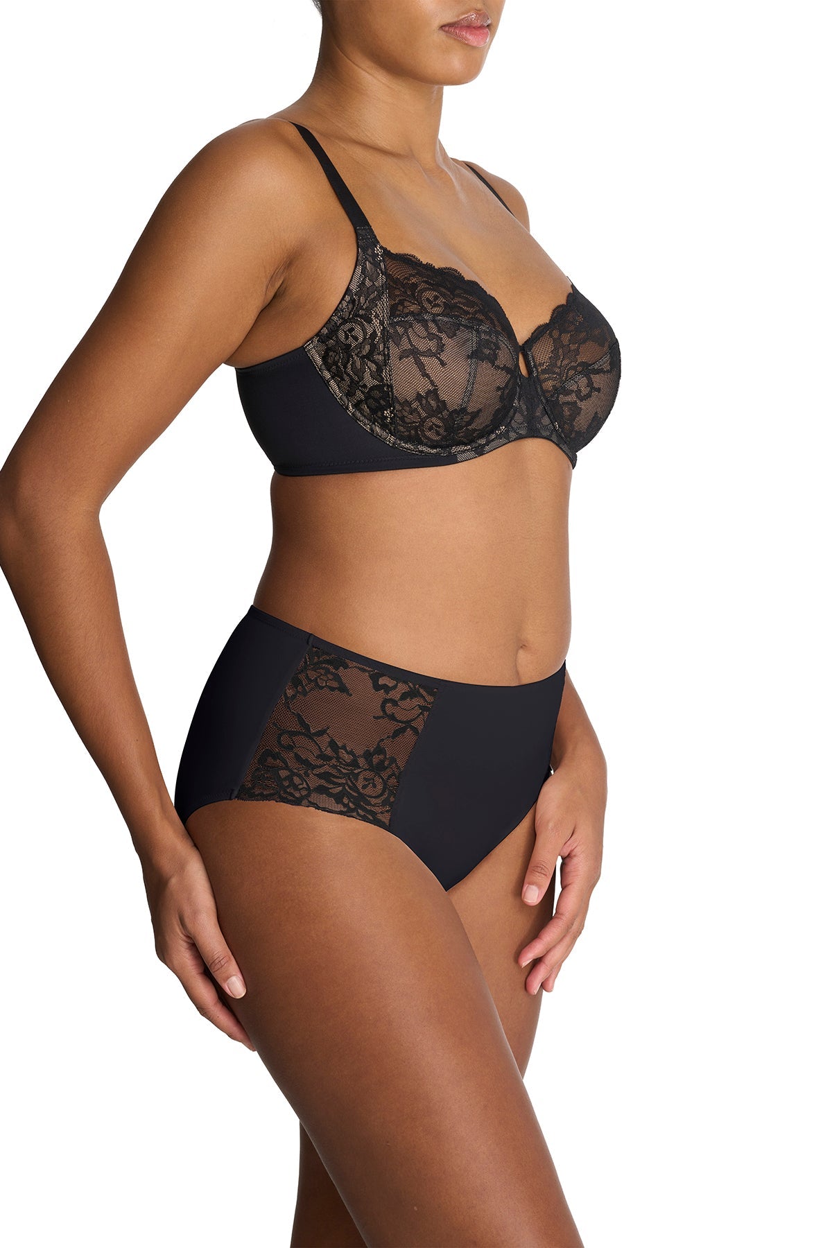NATORI Buy Statement Full Fit Bra in Black/Cafe Online