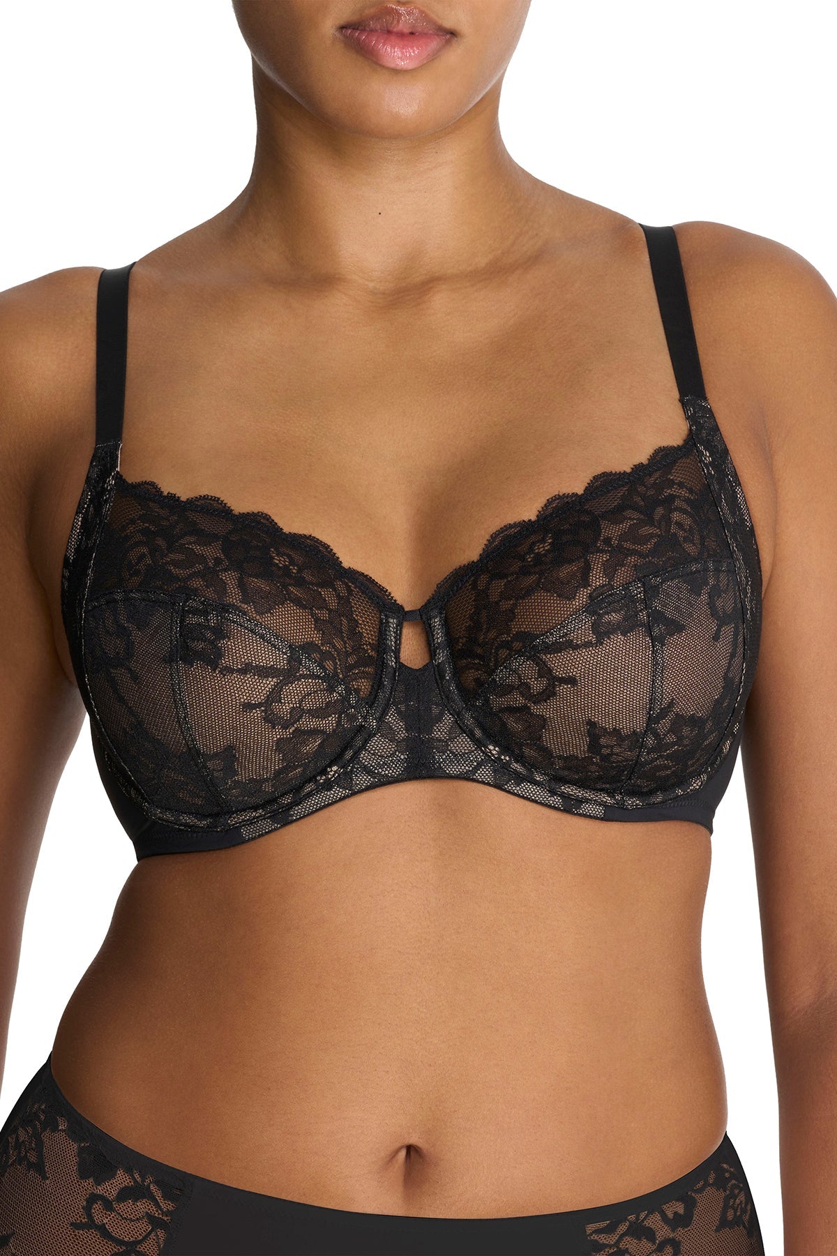 NATORI Buy Statement Full Fit Bra in Black/Cafe Online