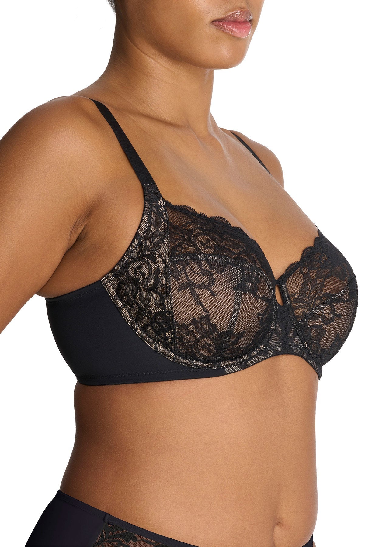 NATORI Buy Statement Full Fit Bra in Black/Cafe Online