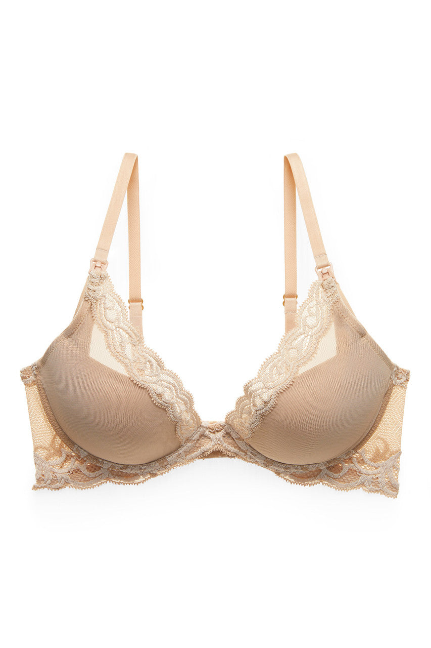 NATORI Buy Feathers Maternity Plunge T-Shirt Bra in Café Online
