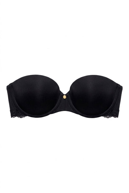 NATORI Buy Pure Luxe Strapless Contour Underwire Bra in Black Combo Online