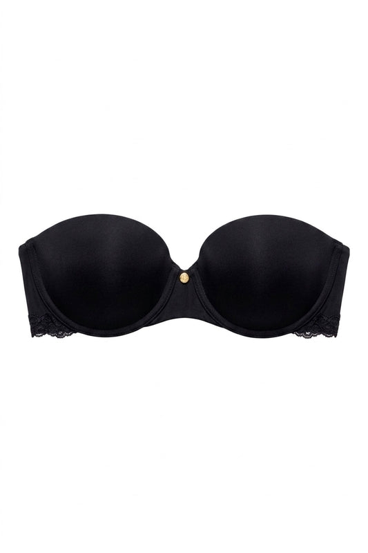 NATORI Buy Pure Luxe Strapless Contour Underwire Bra in Black Combo Online