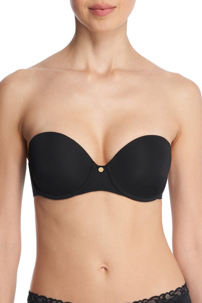 NATORI Buy Pure Luxe Strapless Contour Underwire Bra in Black Combo Online