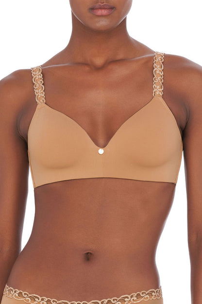 NATORI Buy Pure Luxe Wireless Contour Bra in Café Online