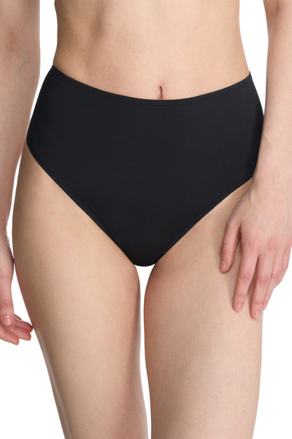 NATORI Buy Liquid High Rise Thong in Black Online
