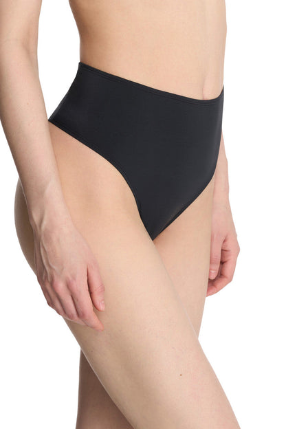 NATORI Buy Liquid High Rise Thong in Black Online