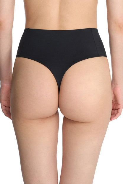 NATORI Buy Liquid High Rise Thong in Black Online