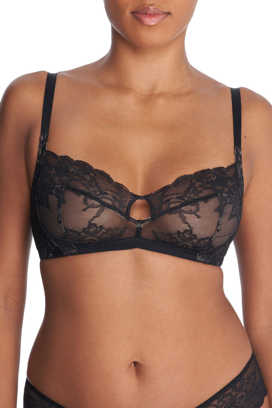 NATORI Buy Statement Full Fit Wireless Bra in Black/Café Online
