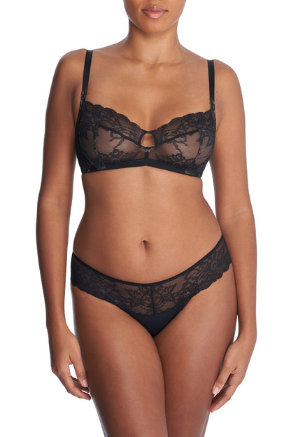 NATORI Buy Statement Full Fit Wireless Bra in Black/Café Online