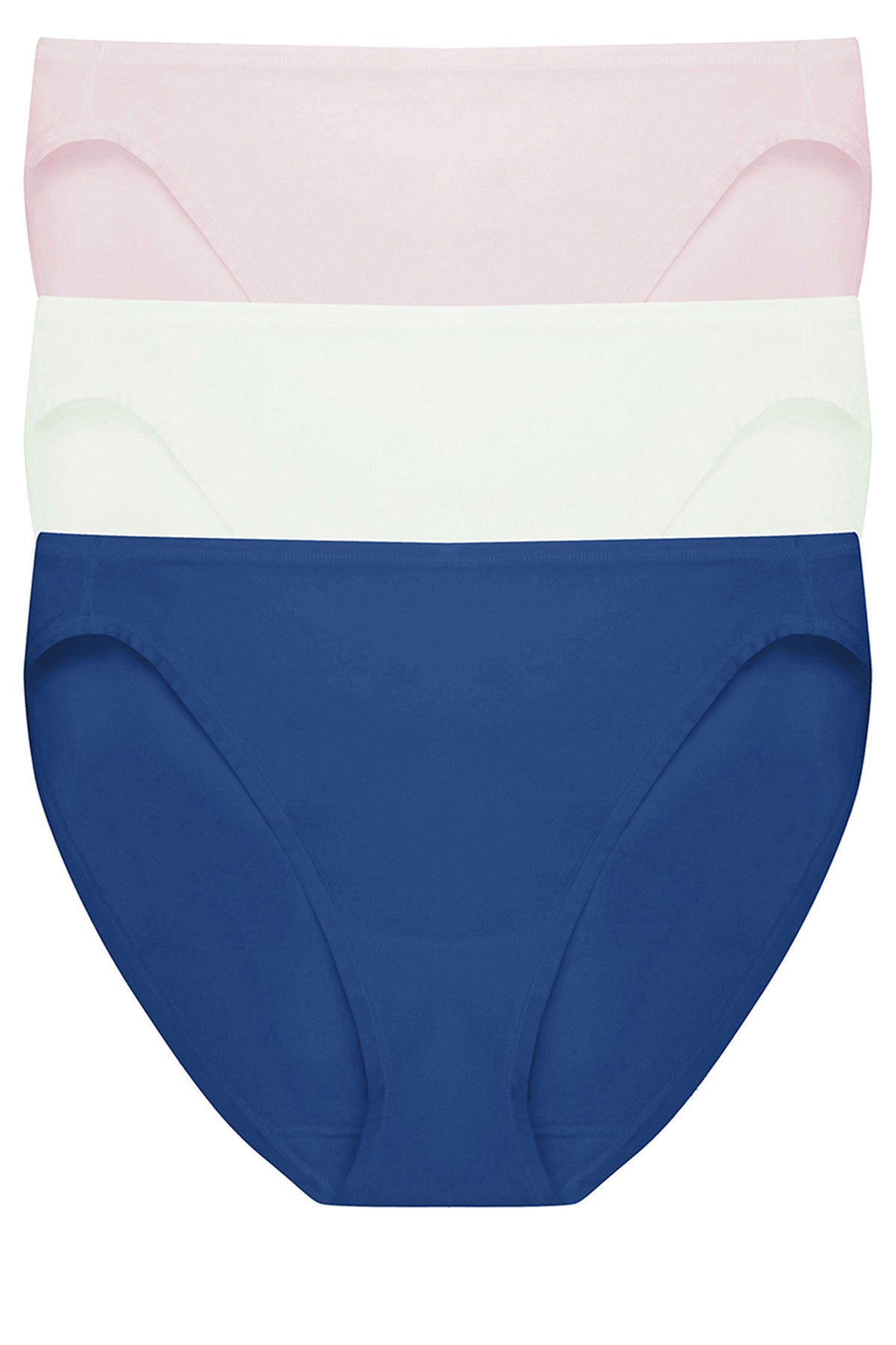 NATORI Bliss Bare Cotton Bikini 3-Pack